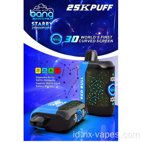 Bang Starry 25000 Puffs Disposable Vapes Pen Wholesale